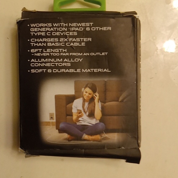 ELITE SERIES high speed cable.6ft.for phones&tablets.USB Type C.NiB. - Picture 5 of 5